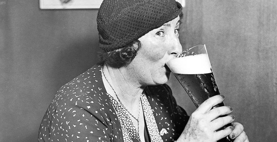 woman-beer